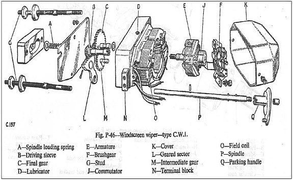 For Sale: MG T-Type and Pre-war Genuine Lucas cwx type wiper motor armature!