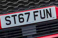 Identify the letters and numbers in this image