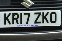 Identify the letters and numbers in this image