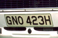 Identify the letters and numbers in this image